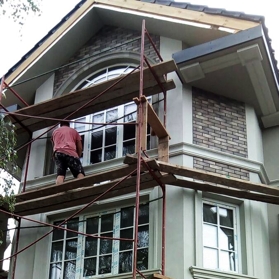 Реконструкция фасада дома