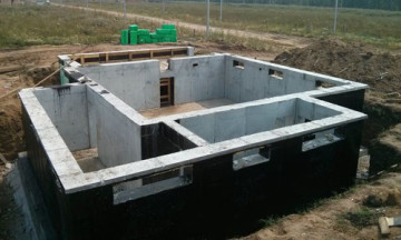 Строительство фундамента с цокольным этажом