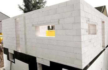 Строительство одноэтажного дома из газобетона